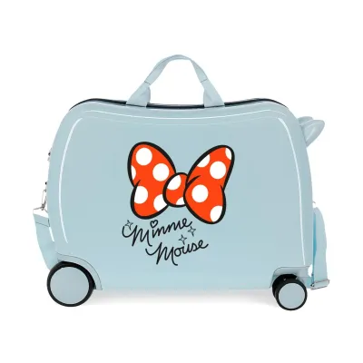 Detský cestovný kufor MINNIE MOUSE Good Vibes, 34L – Kufor a odrážadlo v jednom Detský cestovný kufor MINNIE MOUSE Good Vibes, 34L – Kufor a odrážadlo v jednom