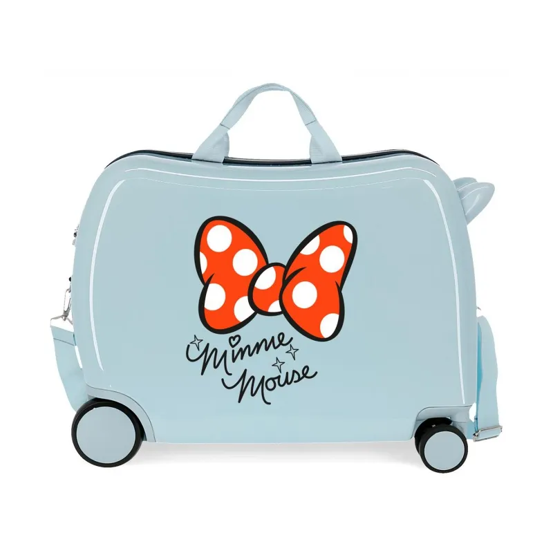 Detský cestovný kufor na kolieskach / odrážadlo MINNIE MOUSE Good Vibes, 34L, 3399822