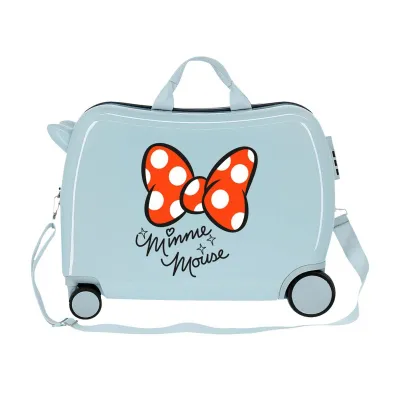Detský cestovný kufor MINNIE MOUSE Good Vibes, 34L – Kufor a odrážadlo v jednom Detský cestovný kufor MINNIE MOUSE Good Vibes, 34L – Kufor a odrážadlo v jednom