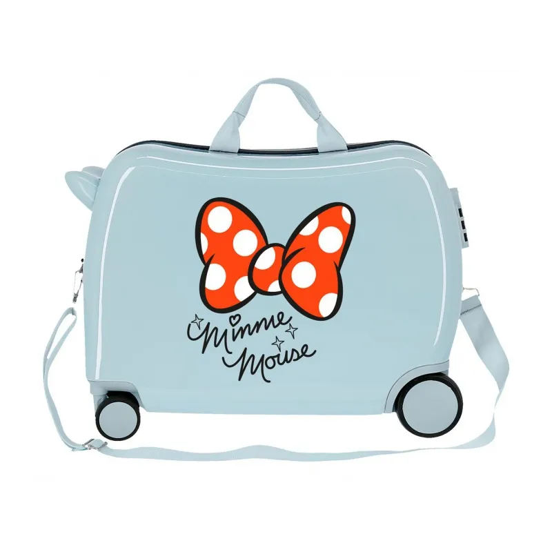 Detský cestovný kufor na kolieskach / odrážadlo MINNIE MOUSE Good Vibes, 34L, 3399822