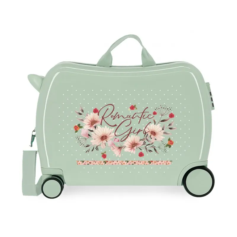 MOVOM Romantic Girl, Detský cestovný kufor na kolieskach / odrážadlo, 34L, 2739821