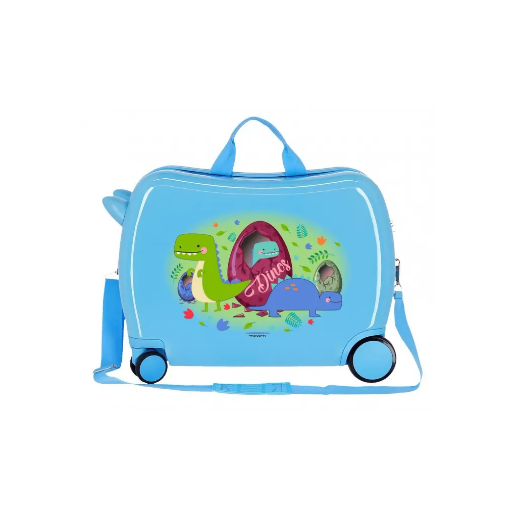Dětský cestovní kufr na kolečkách / odrážedlo MOVOM Dinos, 34L, 3729867