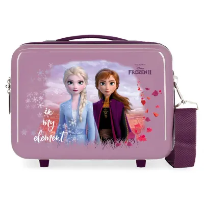 DISNEY FROZEN, ABS Cestovný kozmetický kufrík, 21x29x15cm, 9L, 4013923