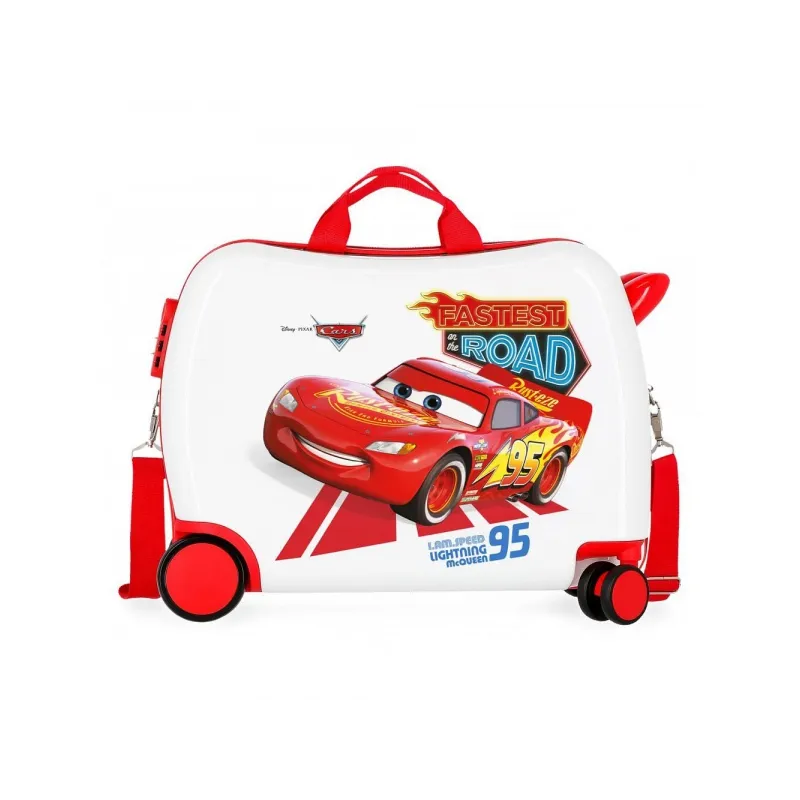 Detský cestovný kufor / odrážadlo DISNEY CARS Good Mood – multifunkčný kufor na kolieskach Detský cestovný kufor / odrážadlo DISNEY CARS Good Mood – multifunkčný kufor na kolieskach