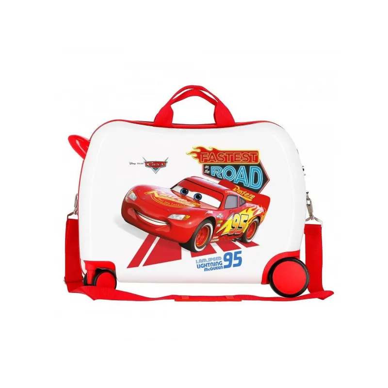 Detský cestovný kufor / odrážadlo DISNEY CARS Good Mood – multifunkčný kufor na kolieskach Detský cestovný kufor / odrážadlo DISNEY CARS Good Mood – multifunkčný kufor na kolieskach