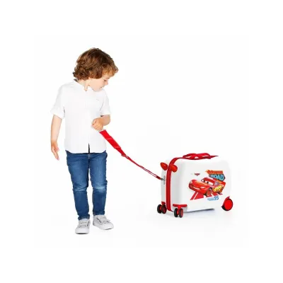 Detský cestovný kufor / odrážadlo DISNEY CARS Good Mood – multifunkčný kufor na kolieskach Detský cestovný kufor / odrážadlo DISNEY CARS Good Mood – multifunkčný kufor na kolieskach