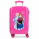 Luxusný detský ABS cestovný kufor DISNEY FROZEN Fuchsia, 55x34x20cm, 33L, 4721431