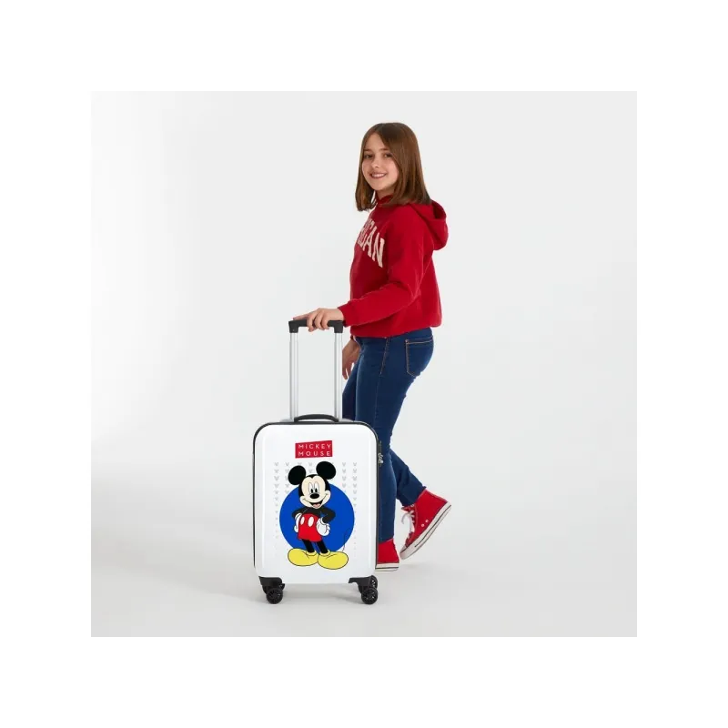 Luxusný detský ABS cestovný kufor MICKEY MOUSE, 34L – bezpečný a štýlový kufor Luxusný detský ABS cestovný kufor MICKEY MOUSE, 34L – bezpečný a štýlový kufor