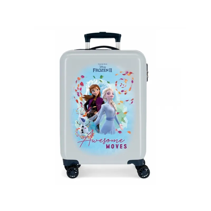 Luxusní dětský ABS cestovní kufr DISNEY FROZEN Awesome, 55x38x20cm, 34L, 4051721