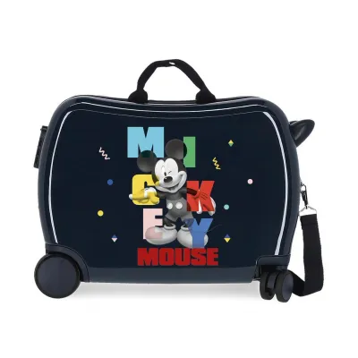 Detský cestovný kufor na kolieskach / odrážadlo MICKEY MOUSE Party, 34L, 4479824 Detský cestovný kufor na kolieskach / odrážadlo MICKEY MOUSE Party, 34L, 4479824