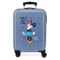 Luxusný detský ABS cestovný kufor MINNIE MOUSE Blue, 55x38x20cm, 34L, 4531721