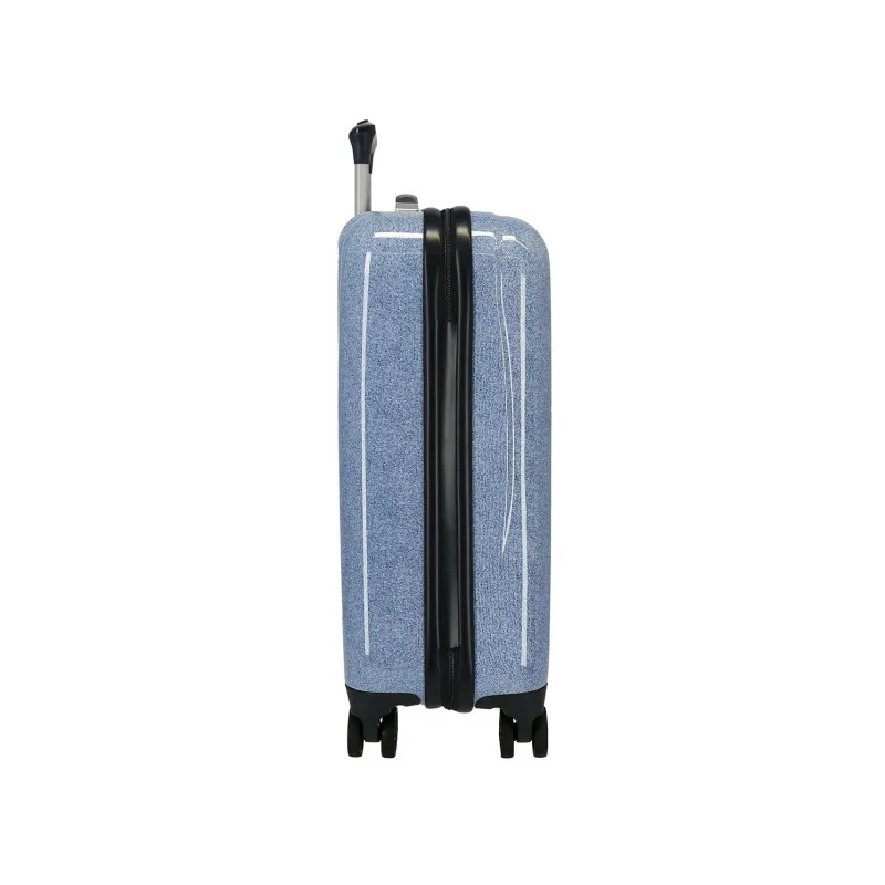 Luxusný detský ABS cestovný kufor MINNIE MOUSE Blue, 55x38x20cm, 34L, 4531721