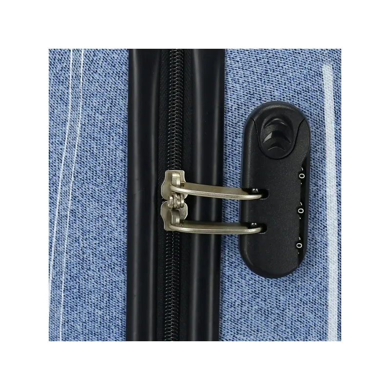 Luxusný detský ABS cestovný kufor MINNIE MOUSE Blue, 55x38x20cm, 34L, 4531721