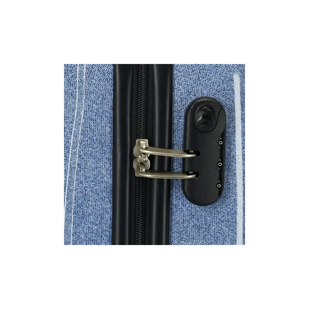 Luxusní dětský ABS cestovní kufr MINNIE MOUSE Blue, 55x38x20cm, 34L, 4531721