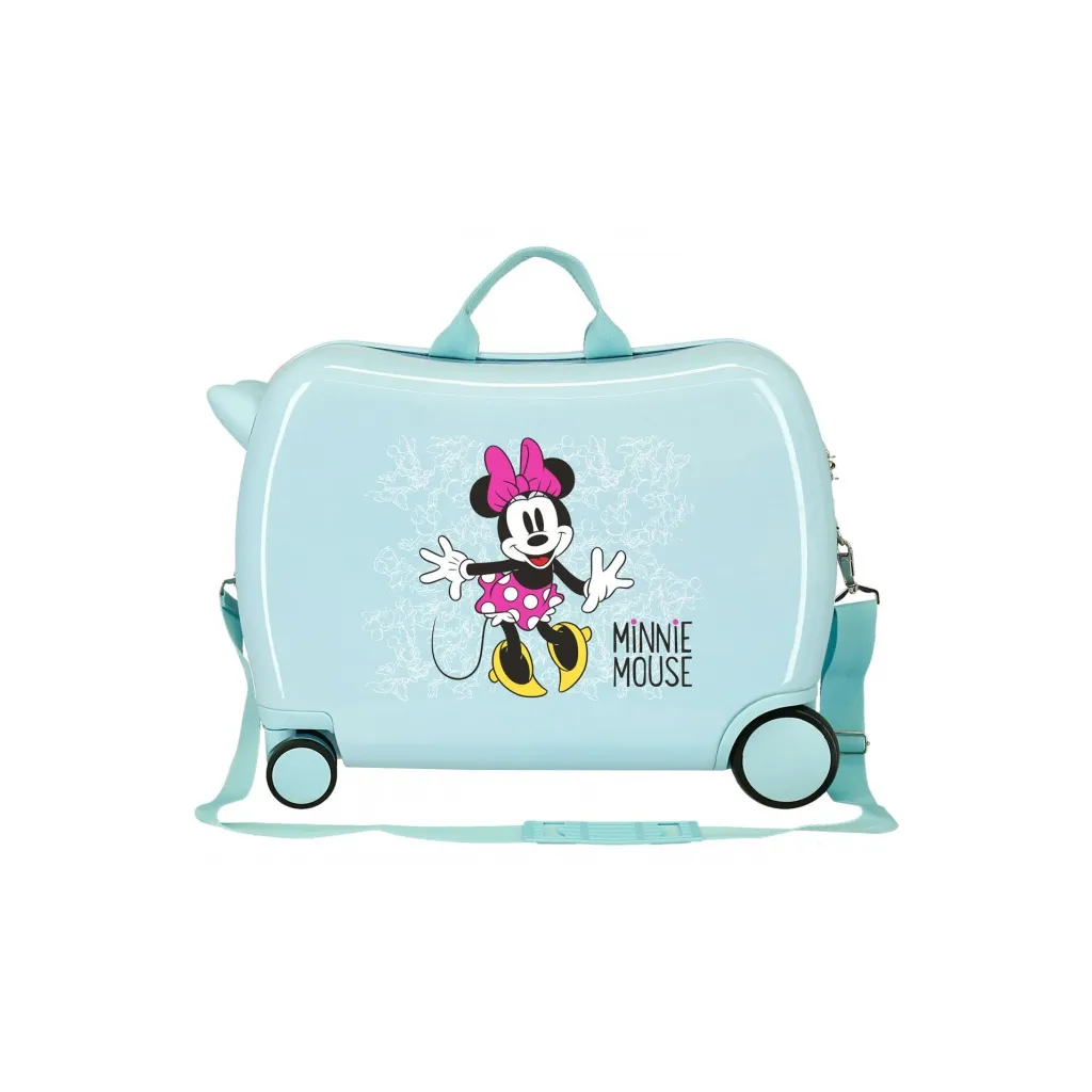 Dětský cestovní kufr na kolečkách / odrážedlo MINNIE MOUSE, 34L, 4689869