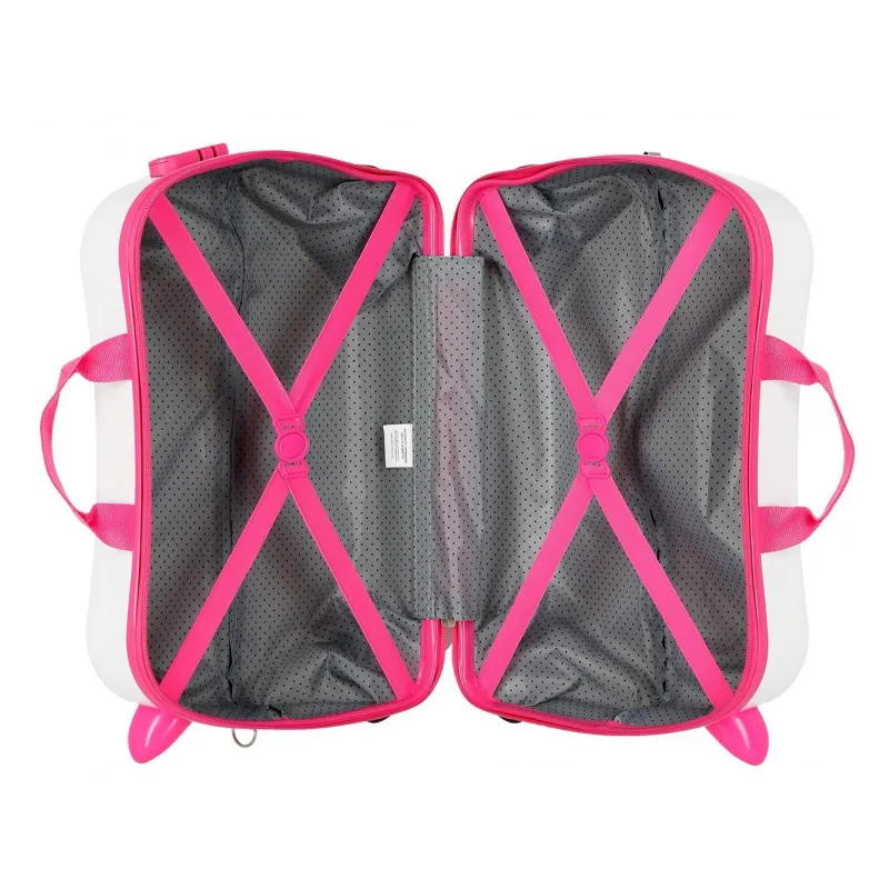 Detský cestovný kufor MINNIE MOUSE, 34L – Kufor a odrážadlo v jednom Detský cestovný kufor MINNIE MOUSE, 34L – Kufor a odrážadlo v jednom