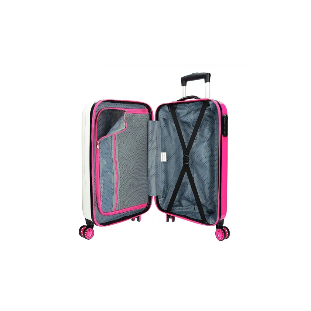 Luxusní dětský ABS cestovní kufr MINNIE MOUSE Helpers, 55x38x20cm, 34L, 4571163