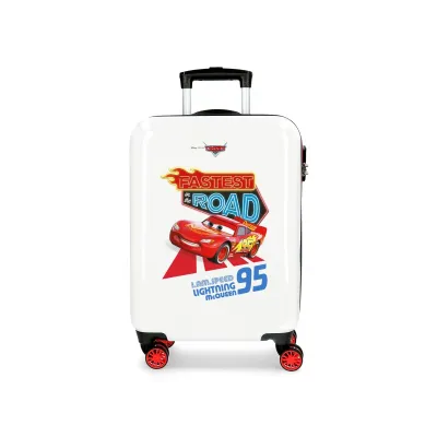 Luxusní ABS cestovní kufr DISNEY CARS Good Mood, 55x38x20cm, 34L, 4641463