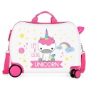Detský cestovný kufor na kolieskach / odrážadlo LITTLE ME UNICORN, 34L, 4749864