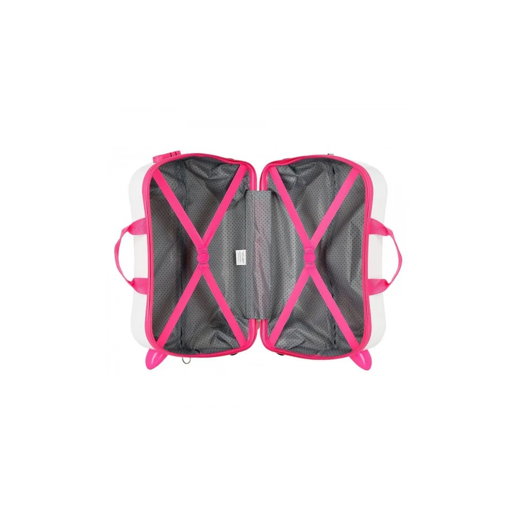 Dětský cestovní kufr na kolečkách / odrážedlo UNICORN White, 34L, 4749864