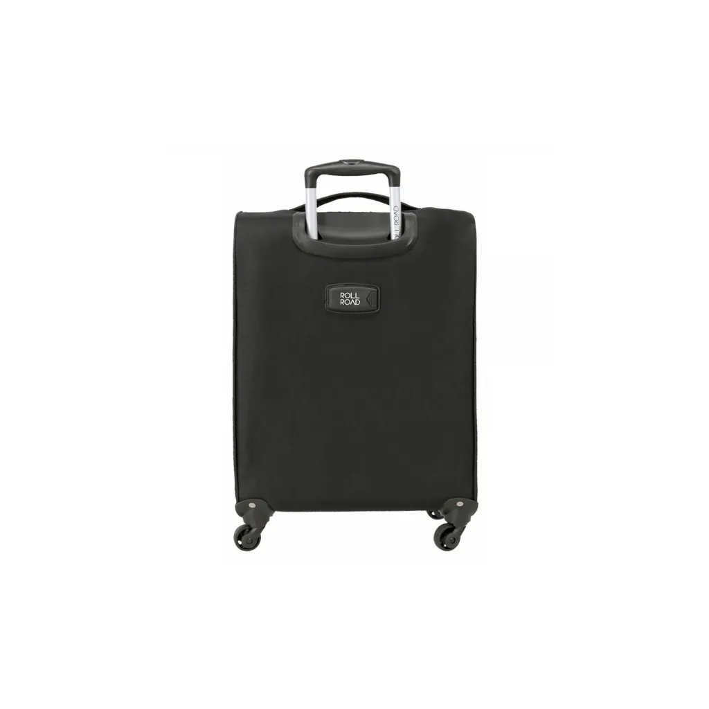 Textilní cestovní kufr ROLL ROAD ROYCE Black/Černý, 66x43x26cm, 64L, 5019221 (medium)