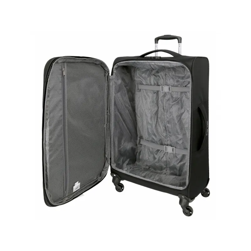 Textilný cestovný kufor ROLL ROAD ROYCE Black / Čierny, 66x43x26cm, 64L, 5019221 (medium) Textilný cestovný kufor ROLL ROAD ROYCE Black / Čierny, 66x43x26cm, 64L, 5019221 (medium)
