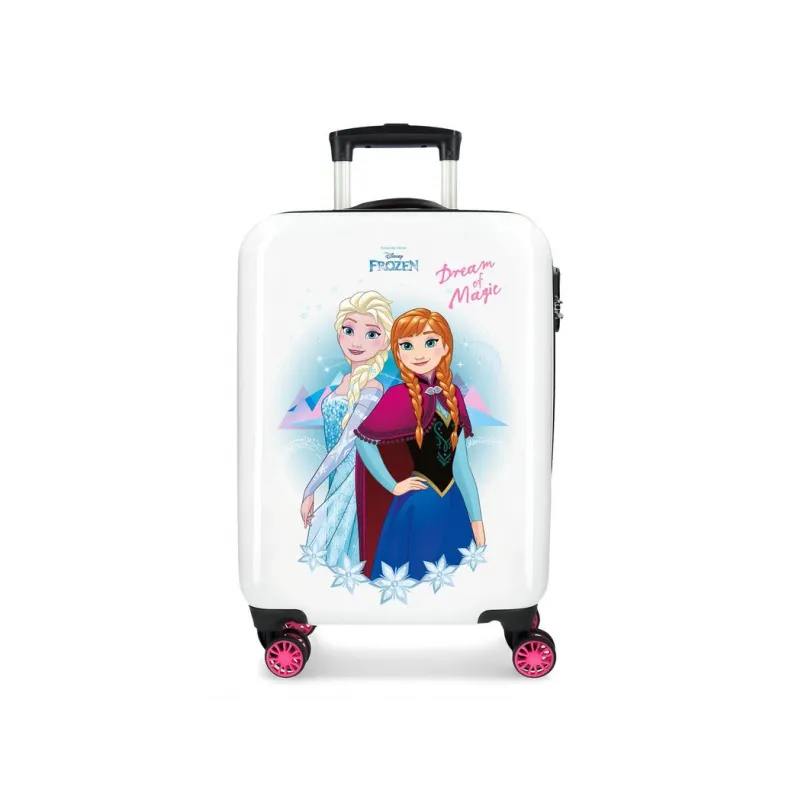 Luxusní dětský ABS cestovní kufr DISNEY FROZEN Magic, 55x38x20cm, 34L, 4721461