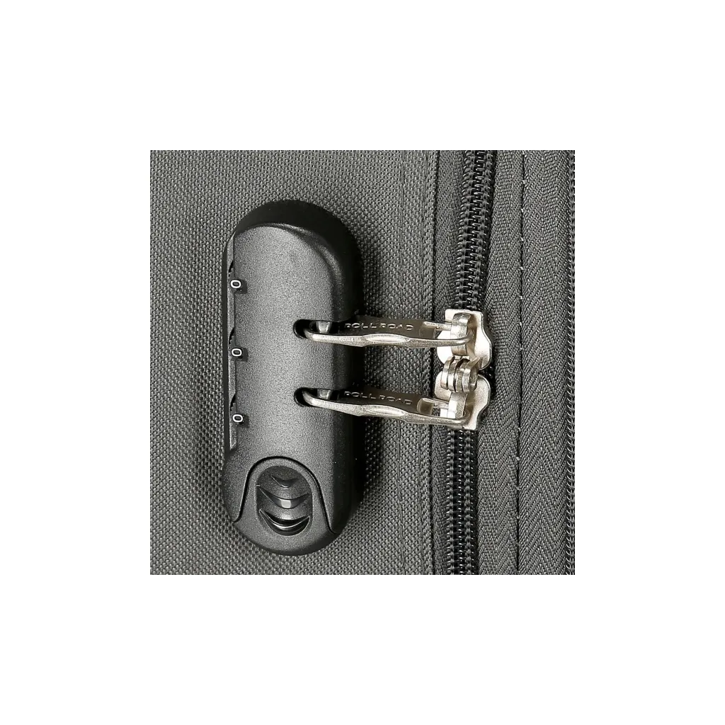 Textilní cestovní kufr ROLL ROAD ROYCE Grey / Šedý, 55x40x20cm, 39L, 5019122 (small)