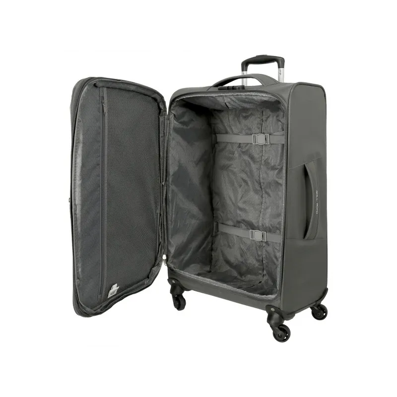 extilný cestovný kufor ROLL ROAD ROYCE Grey, 66x43x26cm, 64L – stredný kufor pre dlhšie cesty extilný cestovný kufor ROLL ROAD ROYCE Grey, 66x43x26cm, 64L – stredný kufor pre dlhšie cesty