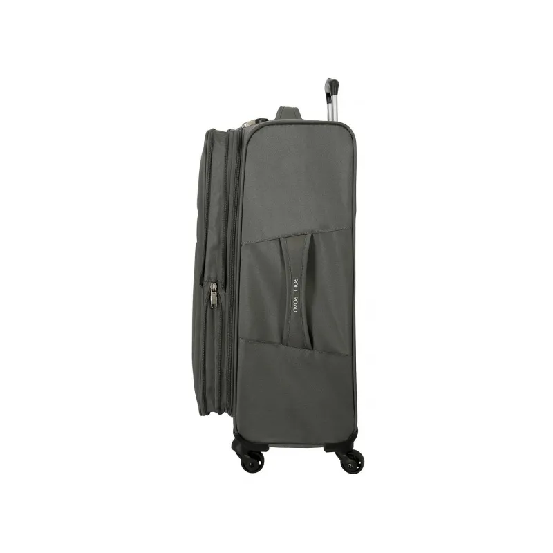 Textilní cestovní kufr ROLL ROAD ROYCE Grey / Šedý, 66x43x26cm, 64L, 5019222 (medium) Textilní cestovní kufr ROLL ROAD ROYCE Grey / Šedý, 66x43x26cm, 64L, 5019222 (medium)