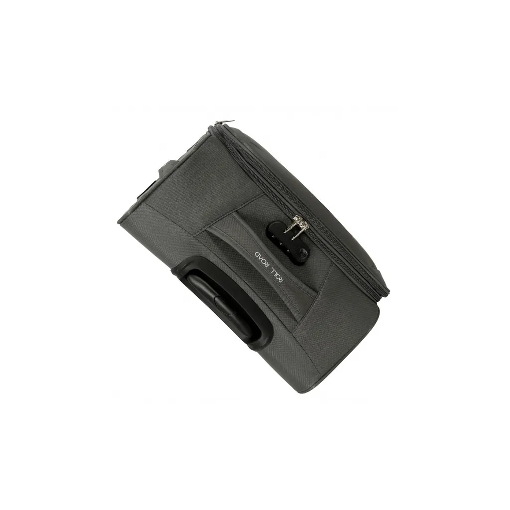 extilný cestovný kufor ROLL ROAD ROYCE Grey, 66x43x26cm, 64L – stredný kufor pre dlhšie cesty