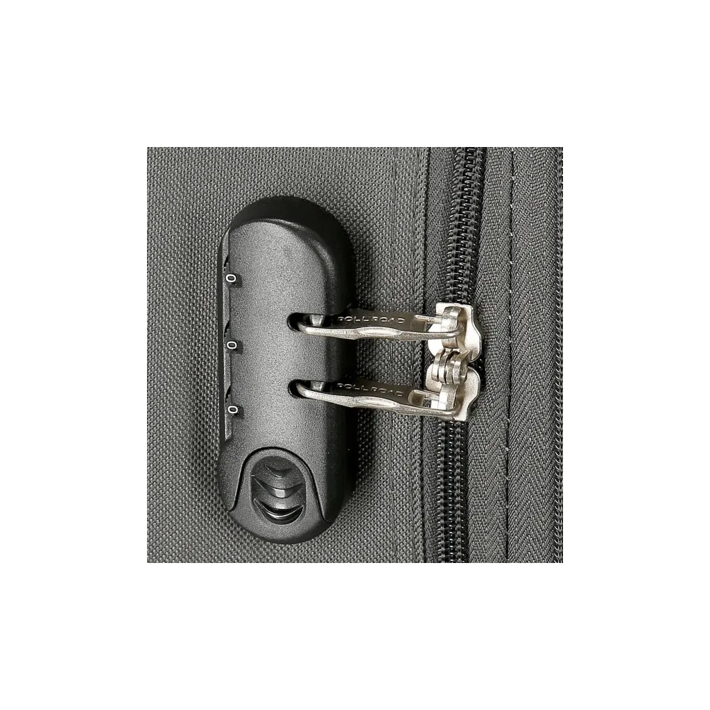 extilný cestovný kufor ROLL ROAD ROYCE Grey, 66x43x26cm, 64L – stredný kufor pre dlhšie cesty