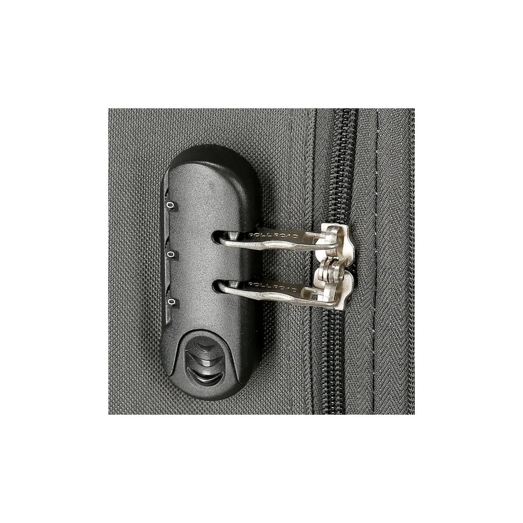 Sada textilních cestovních kufrů ROLL ROAD ROYCE Grey / Šedá, 55-66-76cm, 5019422