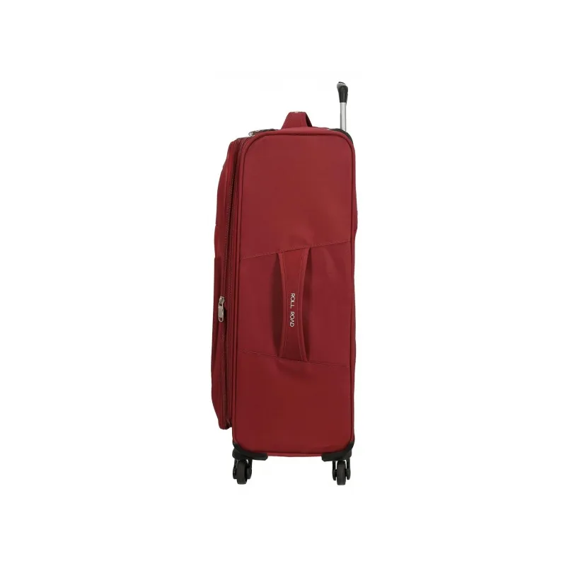 Sada textilných cestovných kufrov ROLL ROAD ROYCE Red / Červená, 55-66-76cm, 5019424 Sada textilných cestovných kufrov ROLL ROAD ROYCE Red / Červená, 55-66-76cm, 5019424