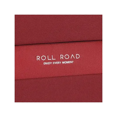 Sada textilných cestovných kufrov ROLL ROAD ROYCE Red / Červená, 55-66-76cm, 5019424 Sada textilných cestovných kufrov ROLL ROAD ROYCE Red / Červená, 55-66-76cm, 5019424