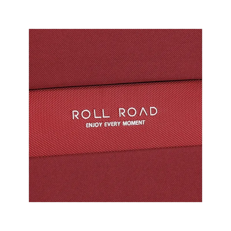 Sada textilných cestovných kufrov ROLL ROAD ROYCE Red / Červená, 55-66-76cm, 5019424 Sada textilných cestovných kufrov ROLL ROAD ROYCE Red / Červená, 55-66-76cm, 5019424