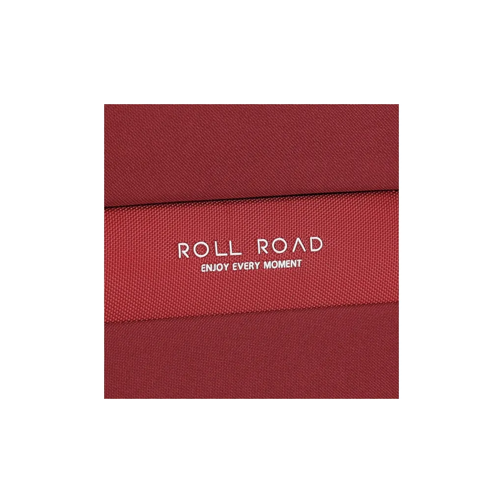 Sada textilných cestovných kufrov ROLL ROAD ROYCE Red / Červená, 55-66-76cm, 5019424