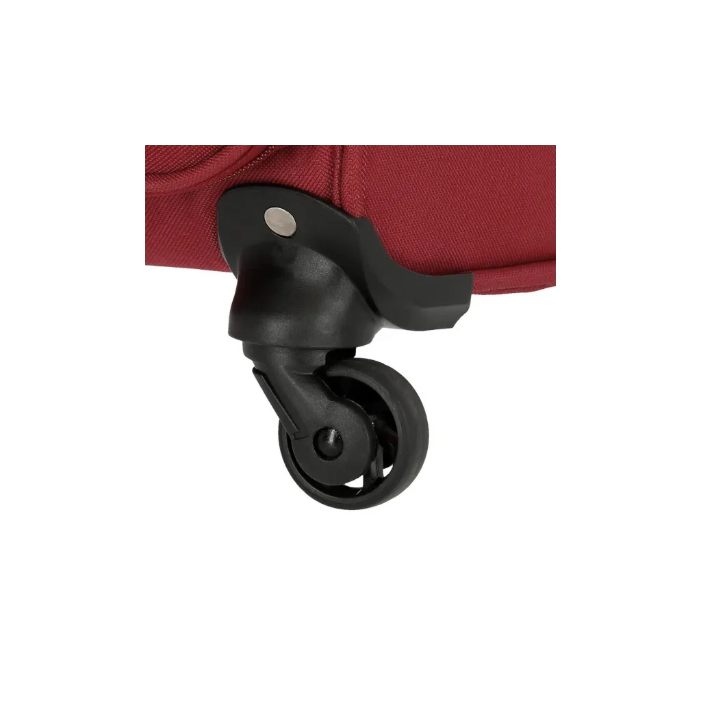 Sada textilných cestovných kufrov ROLL ROAD ROYCE Red / Červená, 55-66-76cm, 5019424