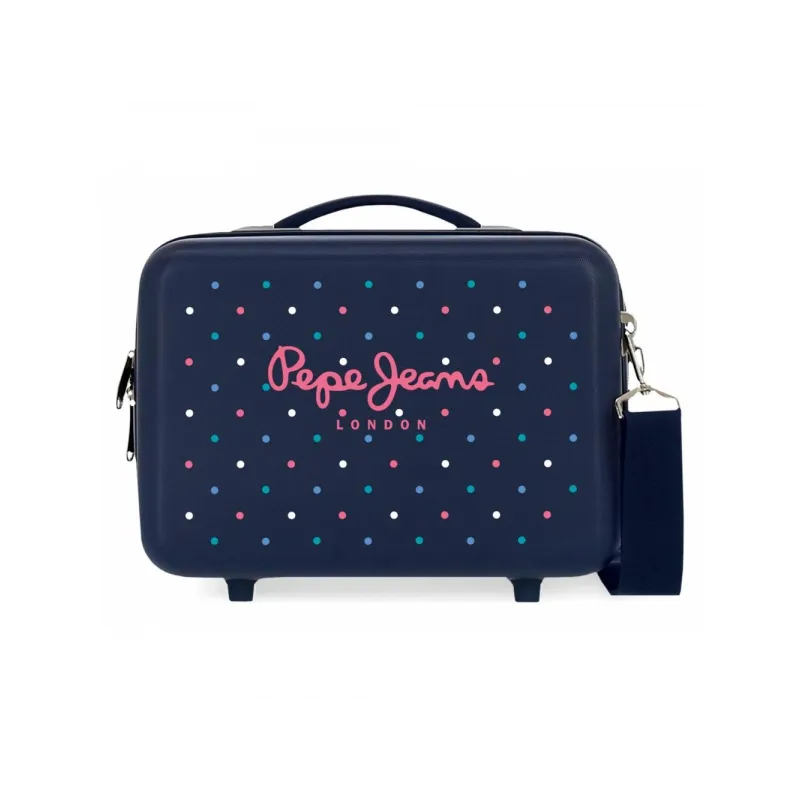 PEPE JEANS Molly, ABS Cestovný kozmetický kufrík, 21x29x15cm, 9L, 6063921