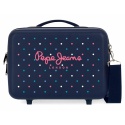 PEPE JEANS Molly, ABS Cestovný kozmetický kufrík, 21x29x15cm, 9L, 6063921