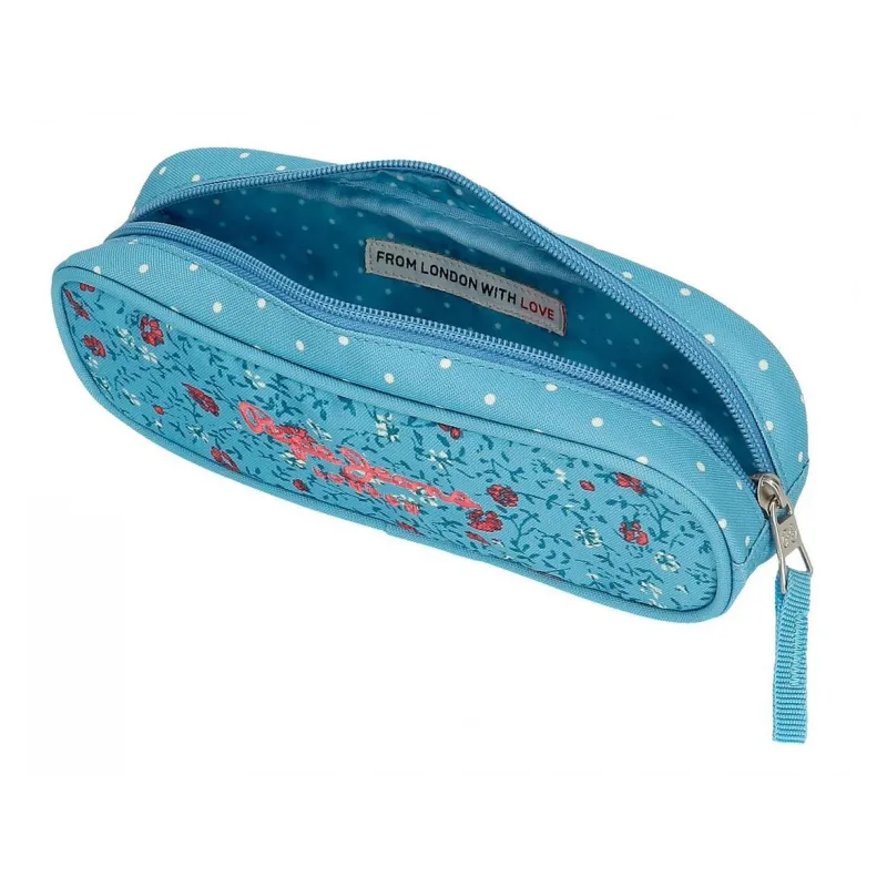 PEPE JEANS Ava, školský peračník/puzdro 22x3 cm, kvalitný materiál, zips PEPE JEANS Ava, školský peračník/puzdro 22x3 cm, kvalitný materiál, zips