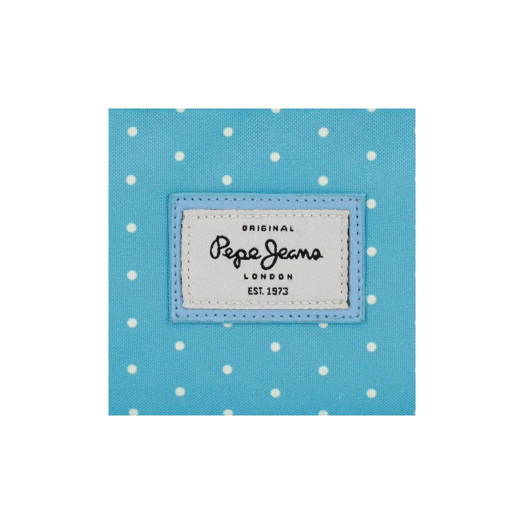 PEPE JEANS Ava, školský peračník/puzdro 22x3 cm, kvalitný materiál, zips