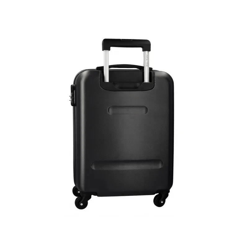 OLL ROAD Flex Black, ABS Cestovný kufor, 55x38x20cm, 35L – čierny kufor OLL ROAD Flex Black, ABS Cestovný kufor, 55x38x20cm, 35L – čierny kufor
