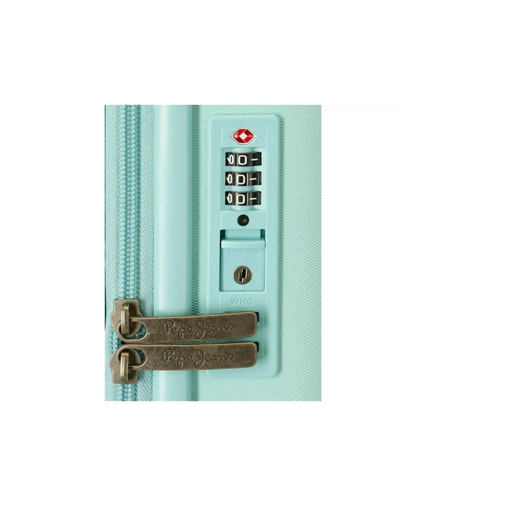 PEPE JEANS Highlight Turquesa, ABS Cestovný kufor, 55x40x20cm, 37L, 7689125 (small)