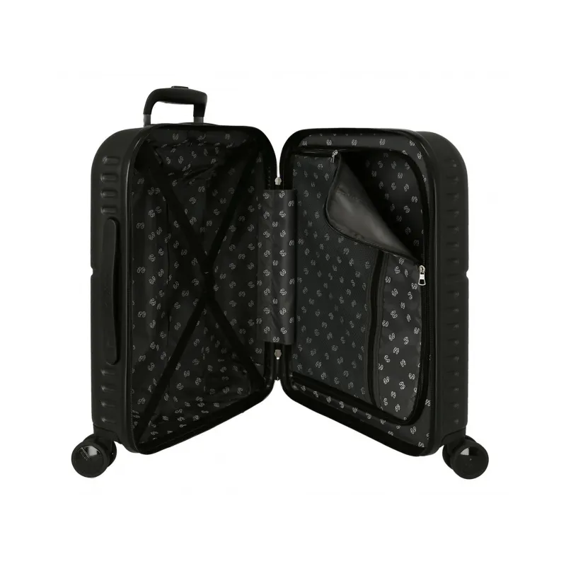 PEPE JEANS Highlight Negro, Sada luxusných ABS cestovných kufrov 70cm/55cm, 7689521 PEPE JEANS Highlight Negro, Sada luxusných ABS cestovných kufrov 70cm/55cm, 7689521