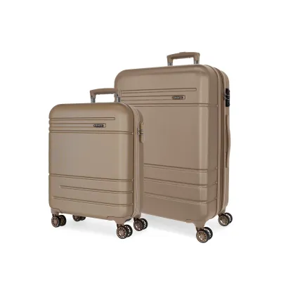 Sada luxusních ABS cestovních kufrů GALAXY Champagne, 68cm/55cm, 5989563 Sada luxusních ABS cestovních kufrů GALAXY Champagne, 68cm/55cm, 5989563