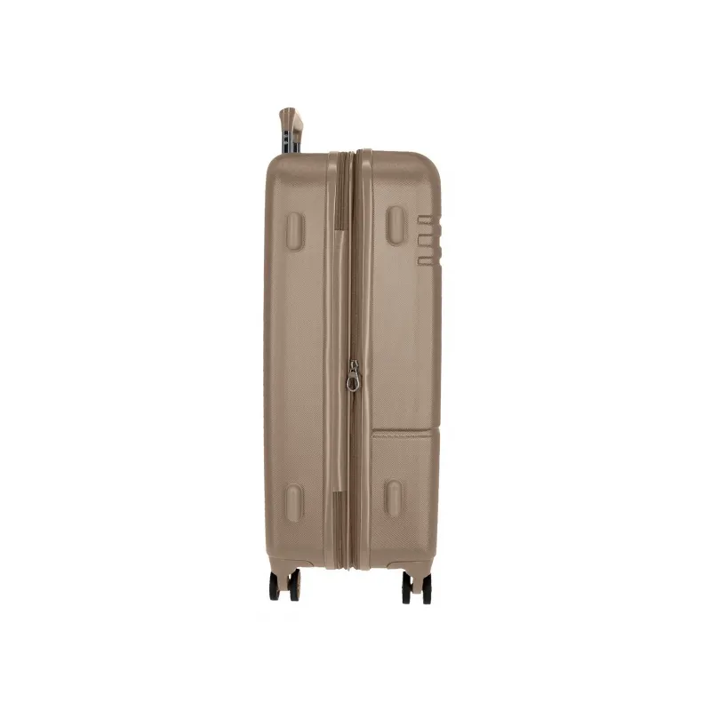 Sada luxusních ABS cestovních kufrů GALAXY Champagne, 68cm/55cm, 5989563 Sada luxusních ABS cestovních kufrů GALAXY Champagne, 68cm/55cm, 5989563