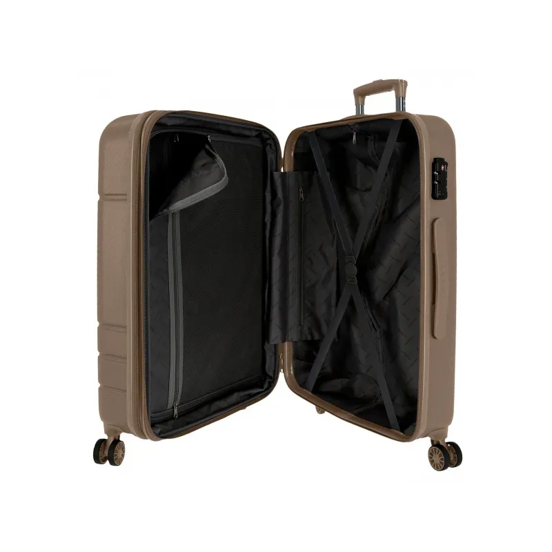 Sada luxusních ABS cestovních kufrů GALAXY Champagne, 68cm/55cm, 5989563 Sada luxusních ABS cestovních kufrů GALAXY Champagne, 68cm/55cm, 5989563