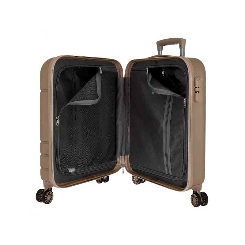 Sada luxusních ABS cestovních kufrů GALAXY Champagne, 68cm/55cm, 5989563 Sada luxusních ABS cestovních kufrů GALAXY Champagne, 68cm/55cm, 5989563