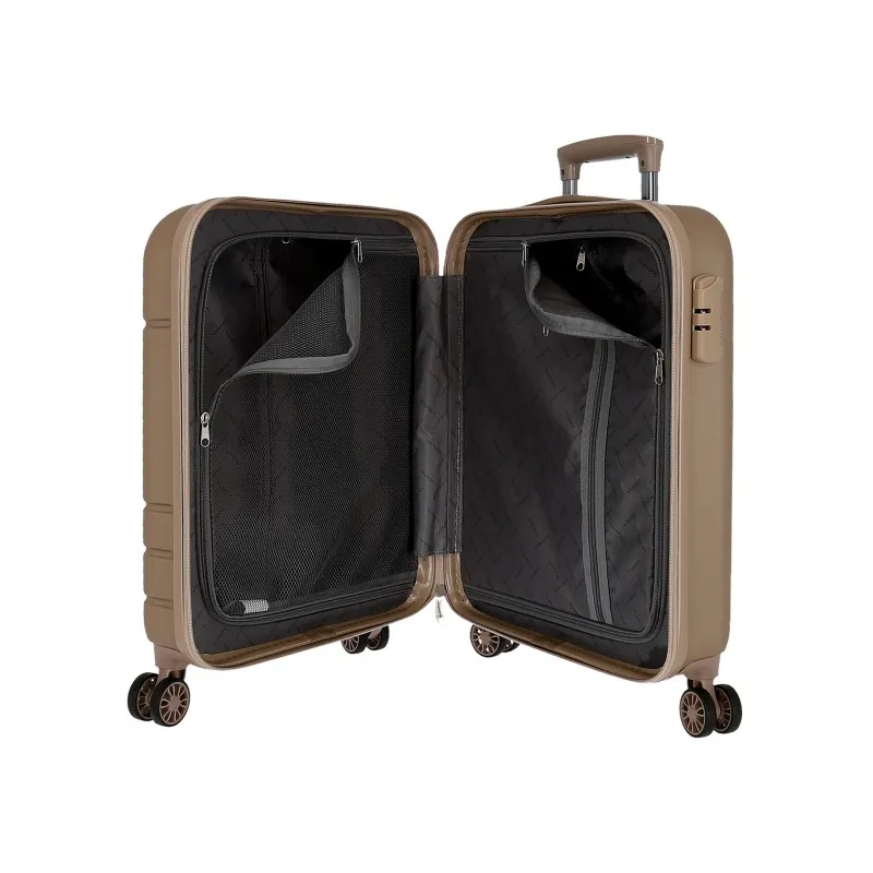 Sada luxusných ABS cestovných kufrov GALAXY Champagne, 68cm/55cm, 5989563